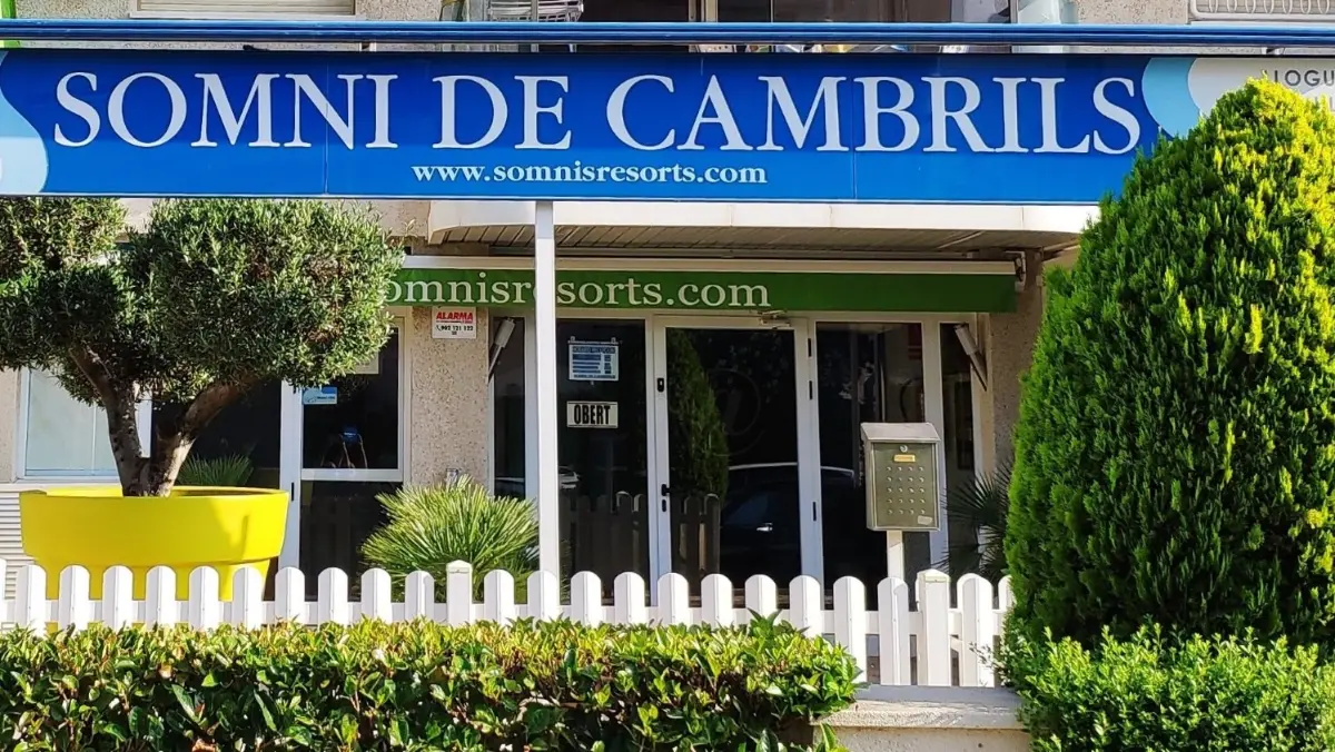 Entrada de la oficina de Somni de Cambrils