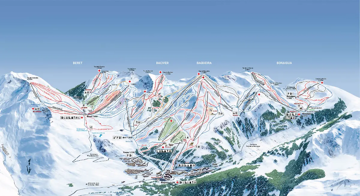 Pistas de Baqueira-Beret